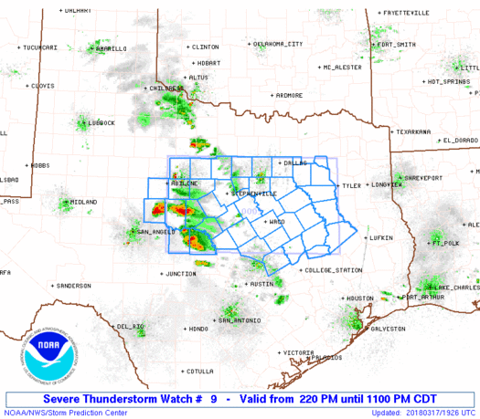 WW0009 Initial Radar image