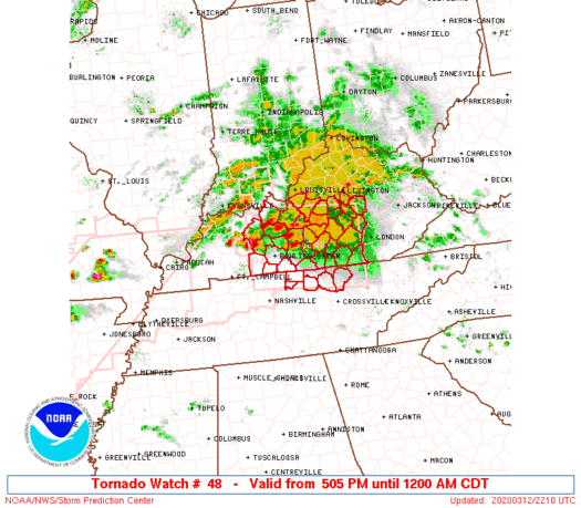 WW0048 Initial Radar image