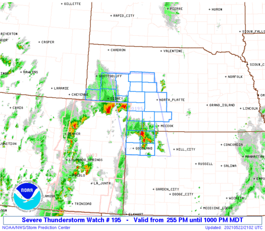 WW0195 Initial Radar image