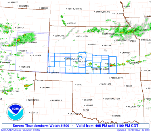 WW0500 Initial Radar image