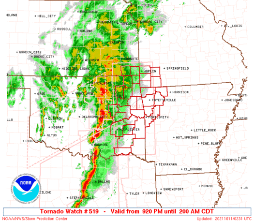 WW0519 Initial Radar image