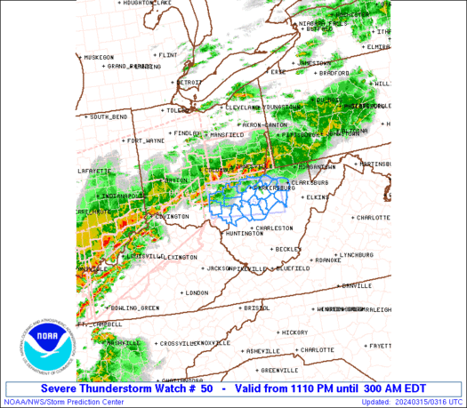 WW0050 Initial Radar image